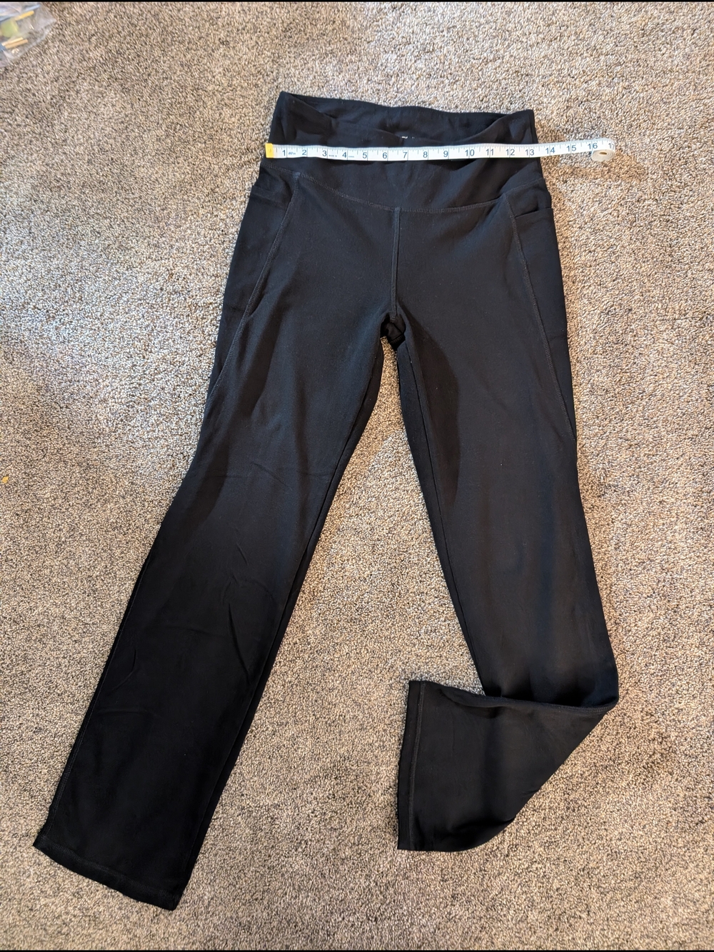 Jockey Black Performance Leggings Size Medium
